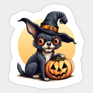 Halloween Chihuahua Dog #3 Sticker